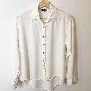 Pretty white blouse by Style Envy size large (BT4-I6)